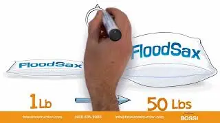 FloodSax &ndash; Sandbag Alternatives (Bossi Construction)