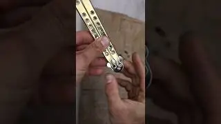 making butterfly knife out of bearing
