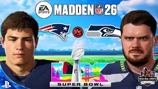 PATRIOTS vs SEAHAWKS | NFL SUPER BOWL | MADDEN 26 PREDICTIONS