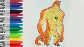 Humungousaur Coloring Book Page Ben 10 Alien SAILANY Coloring Kids