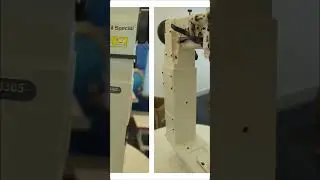 Single Needle High Post Bed Machine With Standard Accessories.
