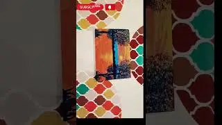 Landscape painting ideas| thermocol landscape painting| easy landscape paintings| Nature acrylic art