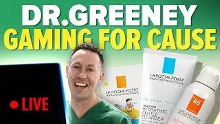 Dr. Greeney Dermatologist Q&A | Gaming For Cause Education Stream 🎗️ Powered by La Roche-Posay