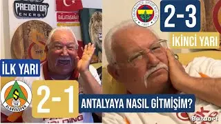 MAÇI KAYBEDERKEN KAZANDILAR ZORUMA GİTTİ! ALANYASPOR 2-3 FENERBAHÇE #fenerbahçe 