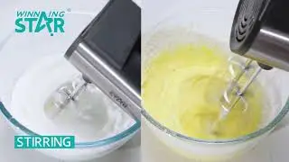 Electric Hand Mixer | 200W Powerful Motor, 5-Speed Control