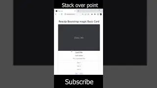 Advance card title subtitle text list group card link button | using reactjs bootstrap #shorts