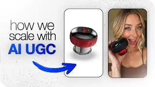 how we use AI UGC to scale ecom brands