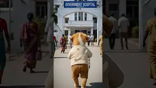 The poor puppy helped a cleaning worker #shorts #yt #puppy #viralshorts #accident
