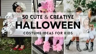 50 Cute & Easy HALLOWEEN COSTUME Ideas for Kids #halloween2024 #halloween #halloweencostumes
