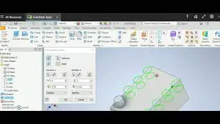 Inventor Rectangular Pattern and Mirror