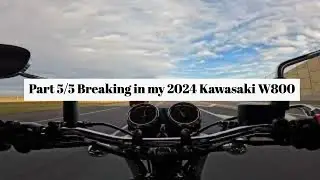 Part 5/5 Breaking in my brand new 2024 Kawasaki W800 - Anthony Henday Full Loop 4k 60fps