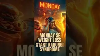 weightloss..- Monday se start karunga&rdquo; ye line ne sabse zyada weight loss ka damage kiya hai.#shorts