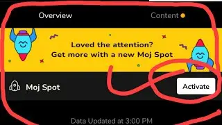 Moj apps New update Moj spot Kya Full information 08/03/2023