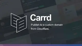 Carrd Tutorial - Publish to a custom domain from Cloudflare