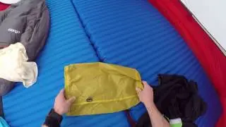 Ultra light sleeping thermarest pillow for camping / flight journey
