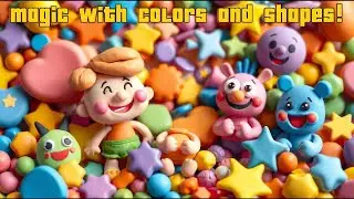 ✨🎨🔺 Magic with Colors and Shapes! &ndash; Magical Learning Song for Kids | Smily Miley Chily 🌈💛