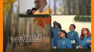 New Hope Baptist Church Fall Revival 2017