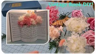 Repurpose Books Into Beautiful Flower Displays | Easy DIY