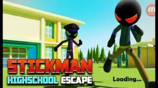 Stickman highschool escape android gameplay.
