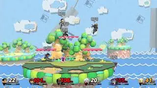 SSBU - Mii Sword - DarkKirby14 Play-In 5 - Iwata v Frisk v Shredder v Danta v Vaati v Alucard