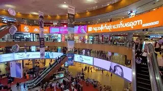 Yangon city 2024 At the Myanmar Plaza shopping mall
