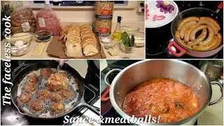 1-13-23 Sauce and meatballs, perfect from beginning to end!