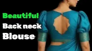 Best Back neck blouse design | popular Back neck design blouse pattern 