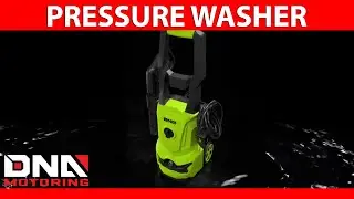DNA Motoring High Pressure Washer Green