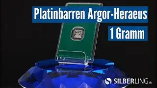 1 Gramm Platinbarren  Argor-Heraeus