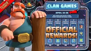 APRIL 2025 CLAN GAMES OFFICIAL REWARDS 