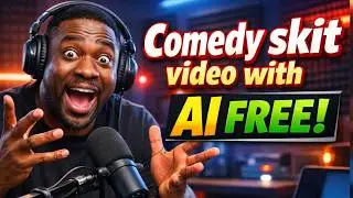 How I created a comedy skit video with free Ai tools.