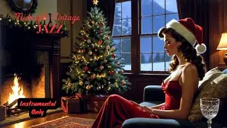 Cozy 1940s Christmas Jazz ~ Vintage Fireplace Ambience | Timeless Retro Holiday Vibes