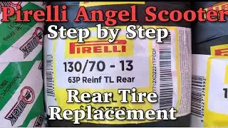 Pirelli Angel Scooter | Step by Step | Rear Tire Replacement