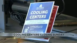 Pima County cooling centers ending on Aug. 31