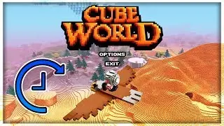 8 Hour Timelaps of Cube World Title Screen (60 FPS)