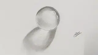 I Draw Realistic crystal ball 🔮 with graphite pencil.