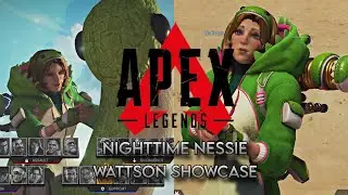 Wattson Nighttime Nessie skin showcase (4k) - Apex Legends 