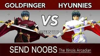 Goldfinger (Marth) vs Hyunnies (Marth) - Send Noobs Arcadian Loser's Top 8