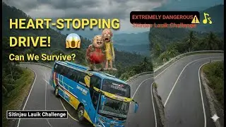 Motu Patlu in Dangerous Bus Drive! 😱 মটু পাতলুর জান শেষ পাহাড়ের ভয়ংকর রাস্তায়! #bussimulatorindonesi