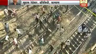 Kalyan : Local derailed : Restoration done : Up towards Mumbai local started :Update @10AM