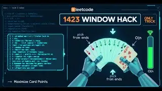 LeetCode 1423: The Only Trick You Need to Maximize Card Points