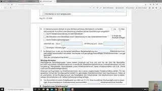 Coronavirus, Kurzarbeitergeld beantragen, KUG, Anzeige &uuml;ber Arbeitsausfall Teil 12