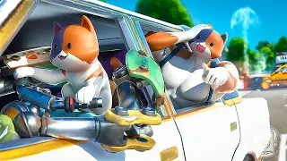 KIT LEARNS TO DRIVE?! (A Fortnite Short Film)
