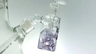 Nice Glass Product Showcase XY580 Inline Tube Perc Ashcatcher TheSmokesman TorontoHempCompany