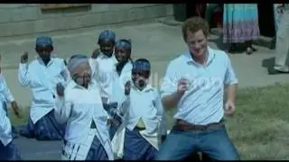 LESOTHO:PRINCE HARRY SIGNING WITH STUDENTS