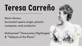 Teresa Carre&ntilde;o &ndash; The Venezuelan Nightingale | Little English Studio