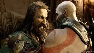God of War 5 Ragnarok - Kratos & Atreus Meet TYR The Norse God of War Scene PS5 (4K 60FPS)