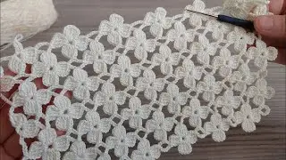 Easy & Elegant Crochet Flower Lace Pattern Tutorial | Perfect for Summer Projects!