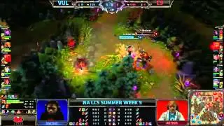 Xmithie Lee Sin cool Slow motion kick over the wall kill on Meteos   Vulcun vs Cloud 9   NA LCS W9D1