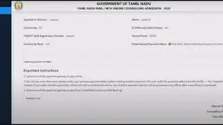 TANCET COUNSELING (TAMIL)